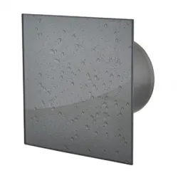 Вентилатор MMotors за стенен монтаж квадратен с клапа 18 W, 169 м3/ч, 163x163x68 мм, ф 100 мм, асфалт, MMP 100 Вентилатор MMotors за стенен монтаж квадратен с клапа 18 W, 169 м3/ч, 163x163x68 мм, ф 100 мм, асфалт, MMP 100