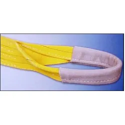 Сапан QD Rigging China полиестерен двуконечен плосък с уши 3 т, 2 м, жълт