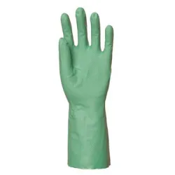 Ръкавици Eurotechnique акрилонитрилни  размер 10, 330 мм, зелени, 5530