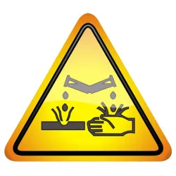 Знак Totem лепенка предупредителен 145х145 мм Знак Totem лепенка предупредителен 145х145 мм