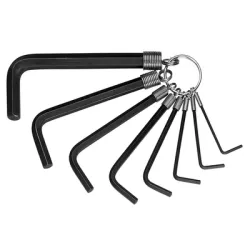 Ключ Heyco Г-образен шестостен комплект милиметрови 12-10 мм, 8 бр., K 1340 8 M