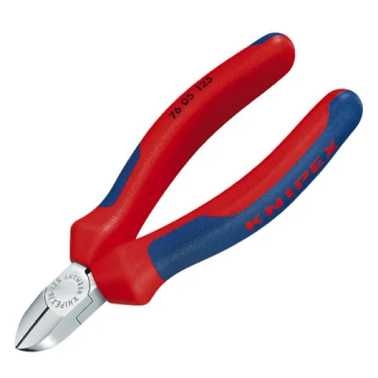 Клещи Knipex резачки странични, с изолация 125 мм, 3 мм, 76 05 125