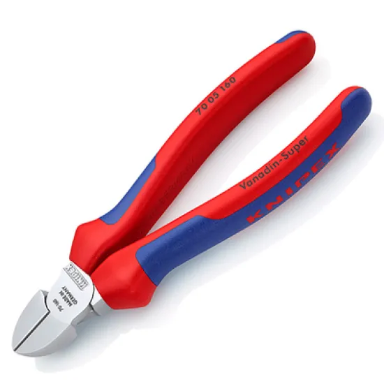 Клещи Knipex резачки странични, с изолация 160 мм, 4 мм, 70 05 160