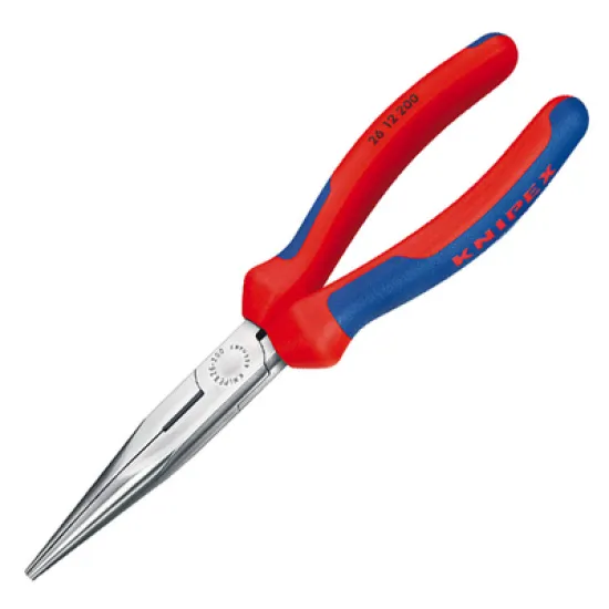 Клещи Knipex телефонни островърхи прави, с изолация 200 мм, 3.2 мм, 26 12 200 SB