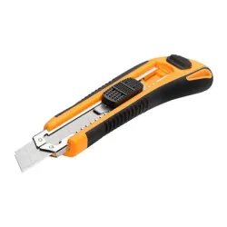 Нож Tolsen макетен пластмасов с метален водач 170х18 мм Нож Tolsen макетен пластмасов с метален водач 170х18 мм