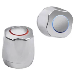 Ръкохватка Nikiplast за смесител пластмасова ситен шлиц, с винт, хромирана ситен шлиц, с винт, хромирана, Iskar Ръкохватка Nikiplast за смесител пластмасова ситен шлиц, с винт, хромирана ситен шлиц, с винт, хромирана, Iskar