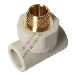 Тройник Pestan PP-R с външна резба за водопровод ф 25 мм x 3/4, 20 bar, Fluidtherm Тройник Pestan PP-R с външна резба за водопровод ф 25 мм x 3/4, 20 bar, Fluidtherm