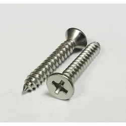 Винт Vipa самонарезен за метал 4.2x25 мм, фрезенкова глава, PH, A2, DIN 7982 C Винт Vipa самонарезен за метал 4.2x25 мм, фрезенкова глава, PH, A2, DIN 7982 C