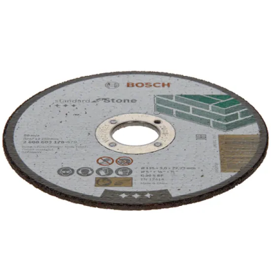 Диск Bosch карбофлексен за рязане на камък и неметали 125х22.23х3 мм, Standard for Stone