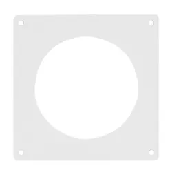 Съединител Haco PVC кръгъл за вентилатор към стена ф 104 мм, бял, UKO Съединител Haco PVC кръгъл за вентилатор към стена ф 104 мм, бял, UKO