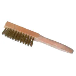 Четка Chiko ръчна от месингова тел с дървена дръжка 300 мм