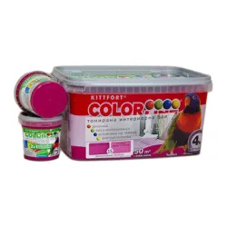Боя Kittfort латексова цветна 4 кг, виненочервена 15, Colorline Боя Kittfort латексова цветна 4 кг, виненочервена 15, Colorline