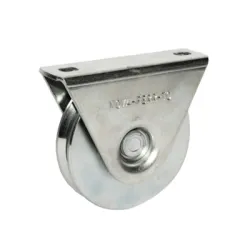 Ролка Nova-Ferr за плъзгащи се врати с горен капак с планка и лагер ф 70x20 мм, стоманена, завинтване Ролка Nova-Ferr за плъзгащи се врати с горен капак с планка и лагер ф 70x20 мм, стоманена, завинтване