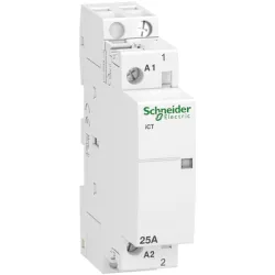 Контактор Schneider Electric модулен автоматичен  1P, 1 NO, 230 V, 25 A, Acti 9 iCT