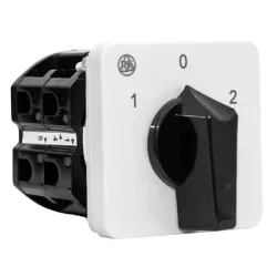 Прекъсвач Rade Koncar пакетно-гърбичен 3-позиционен 100 A, 380 V, BS 100K 53 UC Прекъсвач Rade Koncar пакетно-гърбичен 3-позиционен 100 A, 380 V, BS 100K 53 UC