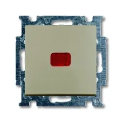 Ключ ABB електрически стълбищен, със светлинна индикация скрит монтаж, 10 A, слонова кост, 2026 UCN-92-507