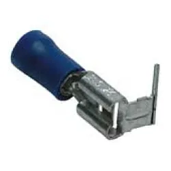 Обувка кабелна с изолация комбинирана, плоска 0.5-2.5 мм2, синя Обувка кабелна с изолация комбинирана, плоска 0.5-2.5 мм2, синя