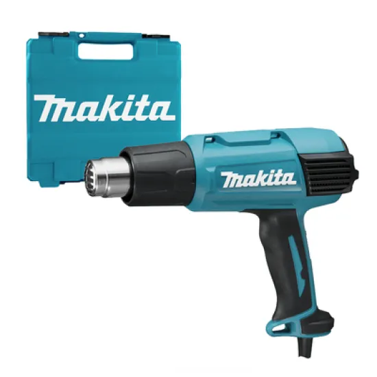 Пистолет Makita за горещ въздух електрически 1800 W, 250-550 л/мин, 600 °C, HG6031VK