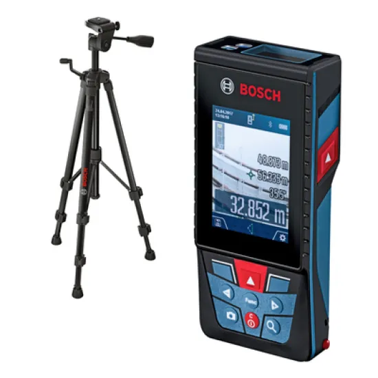 Ролетка Bosch лазерна с тринога 120 м, 1.5 мм/м, GLM 120 C