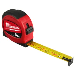 Ролетка Milwaukee гумирана противоударна 5 м, Slimline S5/19 Ролетка Milwaukee гумирана противоударна 5 м, Slimline S5/19
