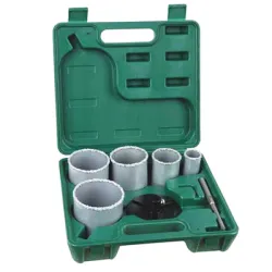 Боркорона Troy за керамика и тухла комплект 5 бр. 33-83 мм, волфрамов карбид Боркорона Troy за керамика и тухла комплект 5 бр. 33-83 мм, волфрамов карбид