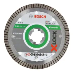 Диск Bosch диамантен за сухо рязане на порцелан 125x22.23x1.4 мм, X-lock, 7 мм, Best for Ceramic Extraclean Turbo Диск Bosch диамантен за сухо рязане на порцелан 125x22.23x1.4 мм, X-lock, 7 мм, Best for Ceramic Extraclean Turbo