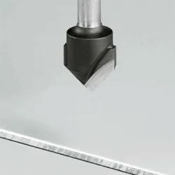 Фрезер Festool за алуминий канален V-профил ф 18х8/59 мм, ф 8 мм, 90 ° Фрезер Festool за алуминий канален V-профил ф 18х8/59 мм, ф 8 мм, 90 °