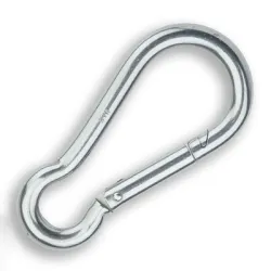 Карабинер QD Rigging China поцинкован  12x140 мм, 445.5 кг, DIN 5299 Карабинер QD Rigging China поцинкован  12x140 мм, 445.5 кг, DIN 5299