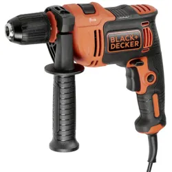 Бормашина Black & Decker ударна с плавно регулиране 710 W, 1.5-13 мм, BEH710 Бормашина Black & Decker ударна с плавно регулиране 710 W, 1.5-13 мм, BEH710