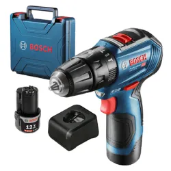 Винтоверт Bosch акумулаторен безчетков 12 V, 2 Ah, 30 Nm, 0.8-10 мм, GSR 12V-30 Винтоверт Bosch акумулаторен безчетков 12 V, 2 Ah, 30 Nm, 0.8-10 мм, GSR 12V-30