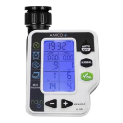 Програматор Rain за напоителна система за кран с 2 зони 3/4 - 1 , 300-2400 л/ч, 6 bar, Amico 2 + Програматор Rain за напоителна система за кран с 2 зони 3/4 - 1 , 300-2400 л/ч, 6 bar, Amico 2 +