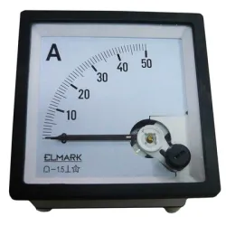 Амперметър Elmark стрелкови DC, 0-50 A, 0-50A Амперметър Elmark стрелкови DC, 0-50 A, 0-50A