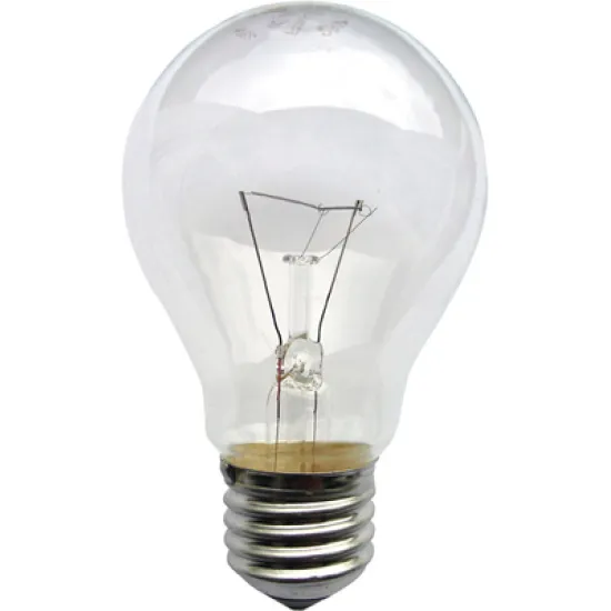 Лампа / крушка BG с нажежаема жичка нисковолтова 60 W, 42 V, E27, стандартна колба Лампа / крушка BG с нажежаема жичка нисковолтова 60 W, 42 V, E27, стандартна колба
