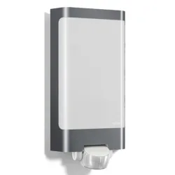 Лампа Steinel Sensors DIY фасадна LED с инфрачервен сензор 7.5 W, 230 V, 3000 K, 570 lm, 305 мм, инокс, L 240 LED