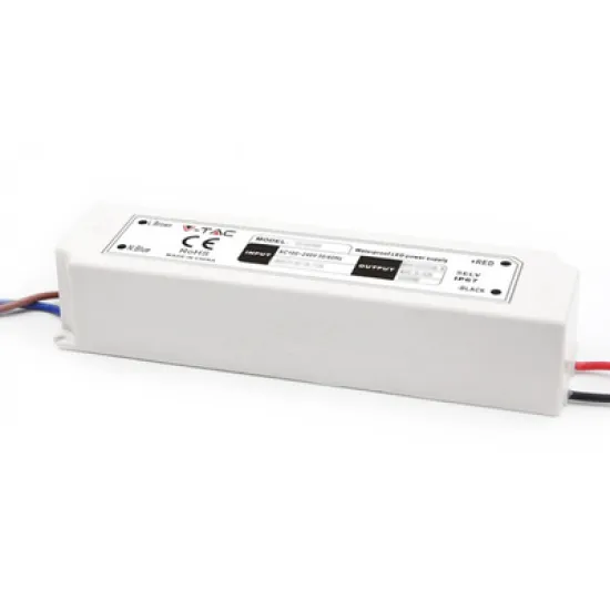 Трансформатор V-TAC за LED ленти влагозащитени 220 V / 12 V DC, 150 W, IP67