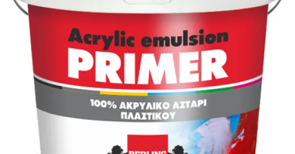 Prima Emulsion Грунд Berling за бои и мазилки 0.75 л, прозрачен, Acrylic Emulsion ...