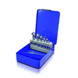 Зенкер Erba за метал с ъгъл 90* 6.3-20.5 мм, 7 бр. Зенкер Erba за метал с ъгъл 90* 6.3-20.5 мм, 7 бр.