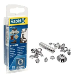 Капси Rapid с инструмент за набиване 25 бр., 6 мм Капси Rapid с инструмент за набиване 25 бр., 6 мм