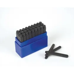 Букви Mannesmann за ръчно набиване латиница комплект 27 бр., 5 мм Букви Mannesmann за ръчно набиване латиница комплект 27 бр., 5 мм