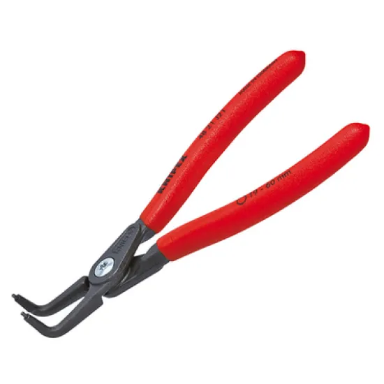 Клещи Knipex зегер извити с изолация 130 мм, 12-25 мм, 48 21 J11 SB