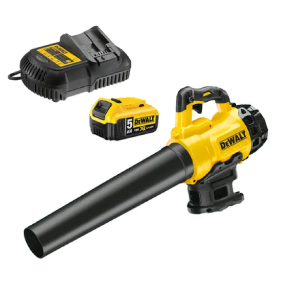 Въздуходувка DeWALT акумулаторна  18 V, 5 Ah, 144 м3/ч, DCM562P1