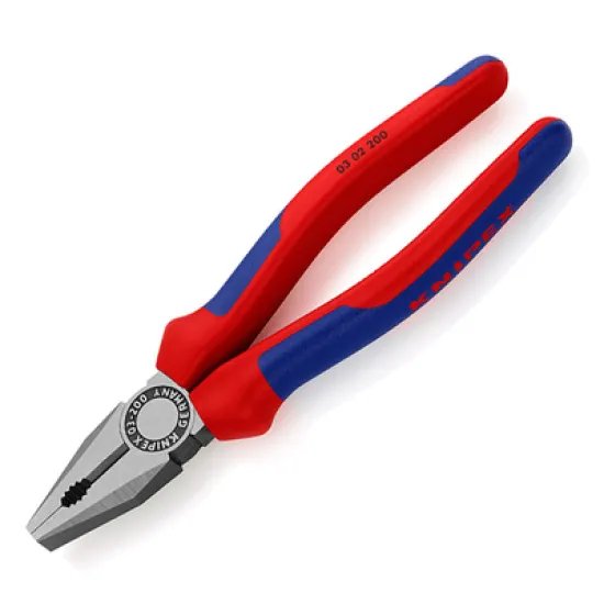 Клещи Knipex комбинирани с изолация 200 мм, 2.5 мм, 03 02 200