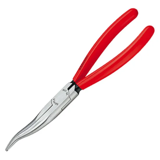 Клещи Knipex телефонни островърхи извити, с изолация 200 мм, 38 31 200