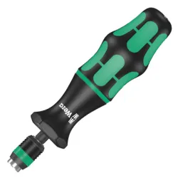 Отвертка Wera динамометрична с държач за битове 1/4 x 142 мм, 0.1-0.34 Nm, Kraftform Series 7400 Отвертка Wera динамометрична с държач за битове 1/4 x 142 мм, 0.1-0.34 Nm, Kraftform Series 7400