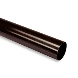 Тръба K&J&G водосточна ф 100 мм, 2 м, кафява, поцинкована ламарина Тръба K&J&G водосточна ф 100 мм, 2 м, кафява, поцинкована ламарина
