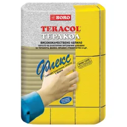 Лепило Boro циментово за плочки супер гъвкаво 5 кг, сиво, Teracol Flex