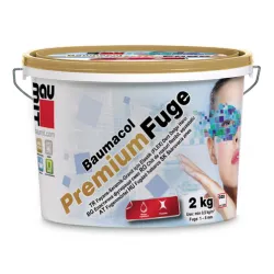 Смес Baumit фугираща за плочки гъвкава 2 кг, антрацит, PremiumFuge