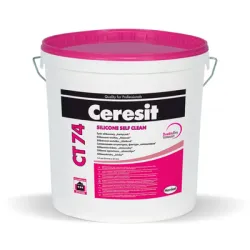 Мазилка Henkel силиконова фасадна 1.5 мм, 25 кг, Ceresit CT 74 Мазилка Henkel силиконова фасадна 1.5 мм, 25 кг, Ceresit CT 74