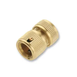 Съединител Amig за маркуч проходен, с бърза връзка Ж месингов 1/2 - 5/8, 2121