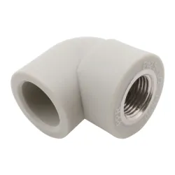 Коляно FV Plast PP-R за водопровод с вътрешна резба ф 20 мм х 3/4, 20 bar, 90 ° Коляно FV Plast PP-R за водопровод с вътрешна резба ф 20 мм х 3/4, 20 bar, 90 °